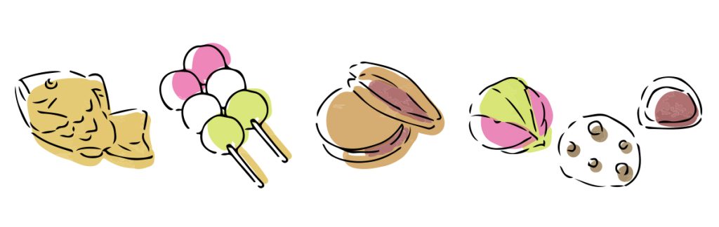 和菓子イラスト