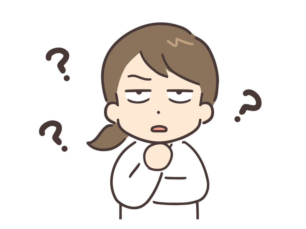 とても悩んでいる女性